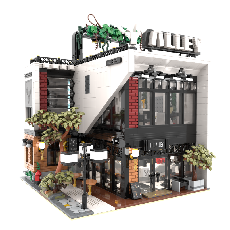 LEGO MOC The Alley Modular by ohsojang | Rebrickable - Build with LEGO