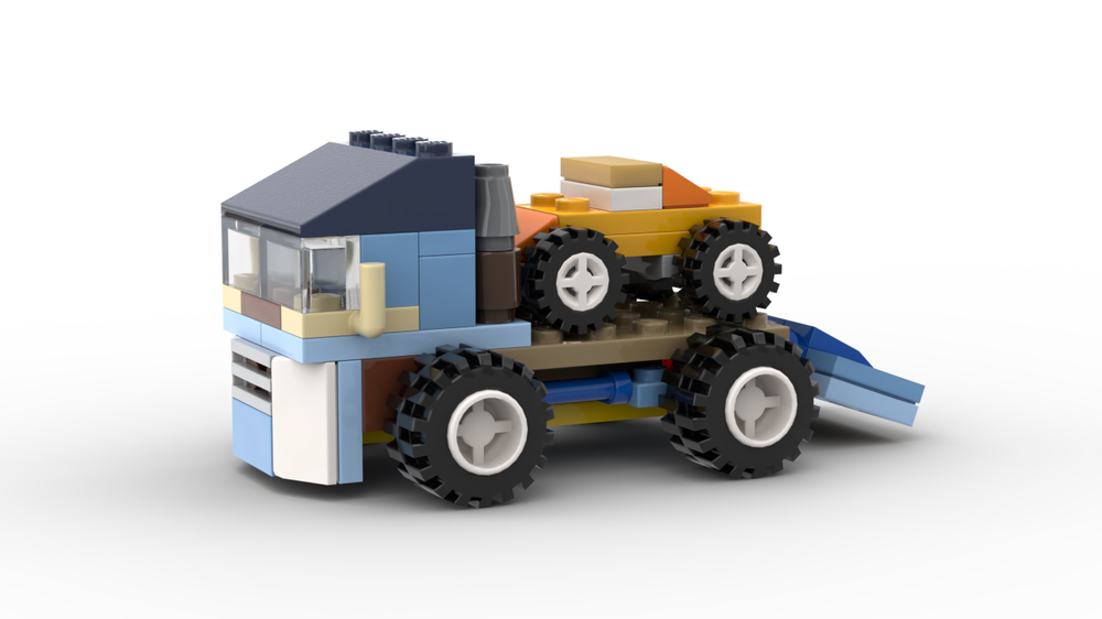 LEGO MOC 10717 Truck with minicar by Lenarex | Rebrickable - Build with ...