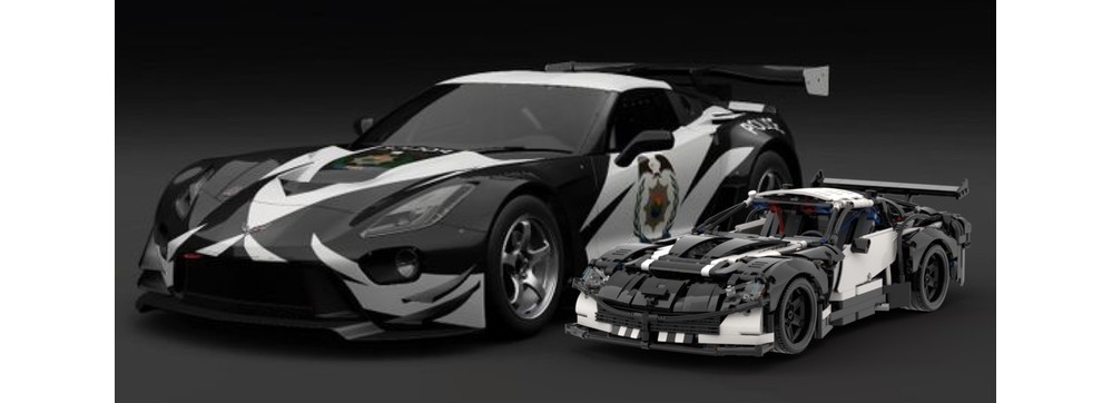 LEGO MOC Cross Corvette by Target86 | Rebrickable - Build with LEGO