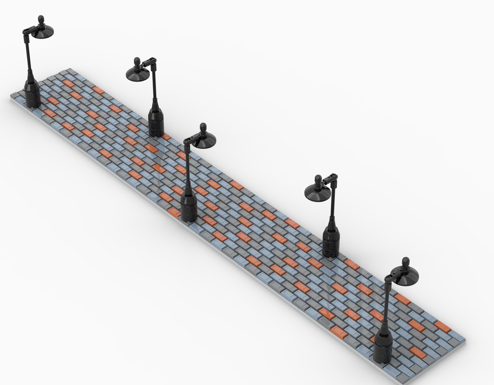 Lego cobblestone online road