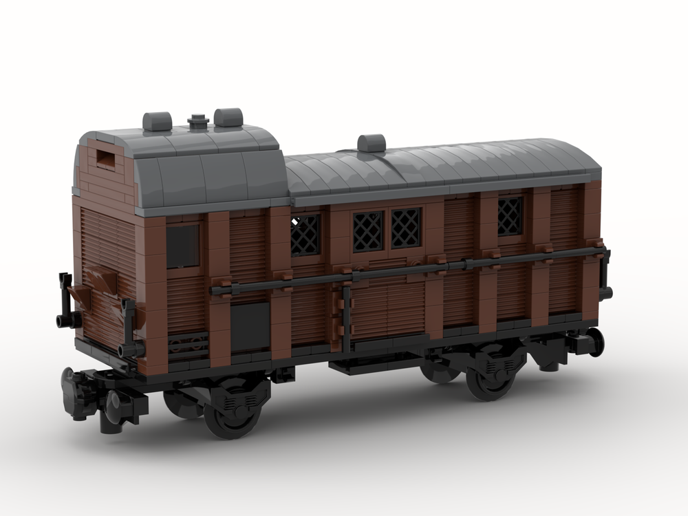 LEGO MOC Caboose Freight Wagon (8w) by copernicus508 | Rebrickable ...