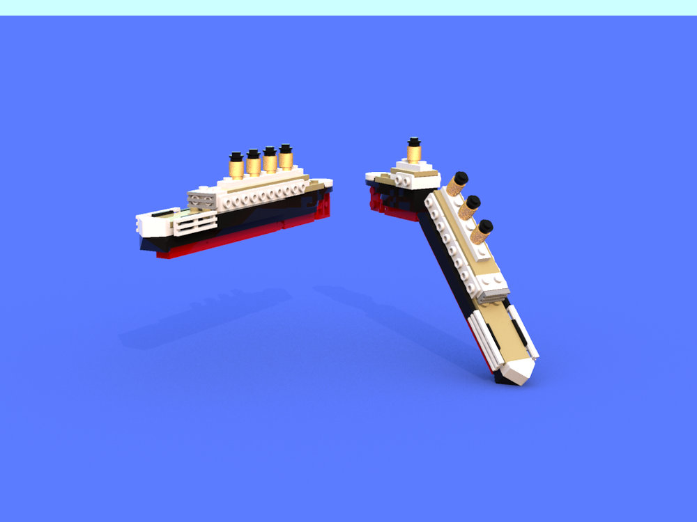 Lego Moc 12422 Breaking Titanic Creator Model 2018