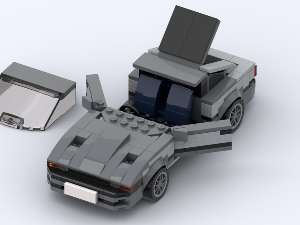 LEGO MOC 1987 Toyota Supra MkII - 8 stud wide by jameshigson0512