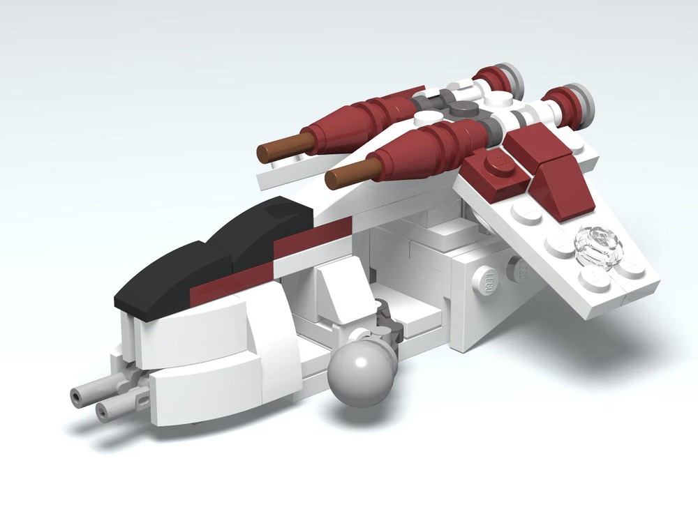 LEGO MOC LAAT - Republic Gunship [micro scale] by Xigphir