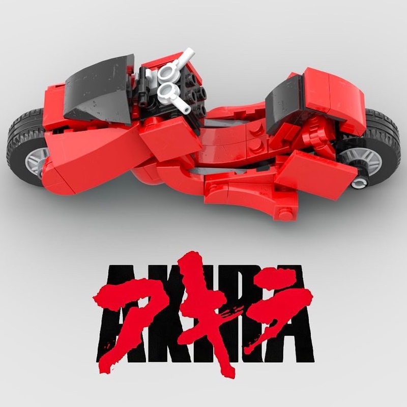 LEGO MOC AKIRA Bike alternate build for LEGO Vespa 40517 by Mechabricks