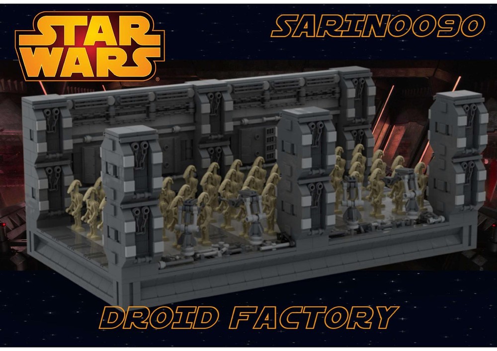 LEGO MOC-124327 SW - Droid Factory by Sarinoo90 | Rebrickable - Build ...