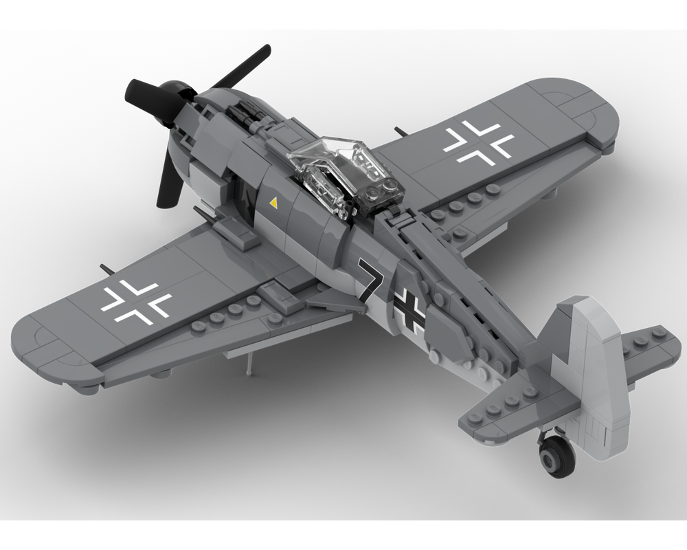 LEGO MOC Focke-Wulf Fw 190 A-8 by model hangar | Rebrickable - Build ...