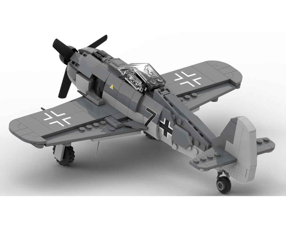 LEGO MOC Focke-Wulf Fw 190 A-8 by model hangar | Rebrickable - Build ...