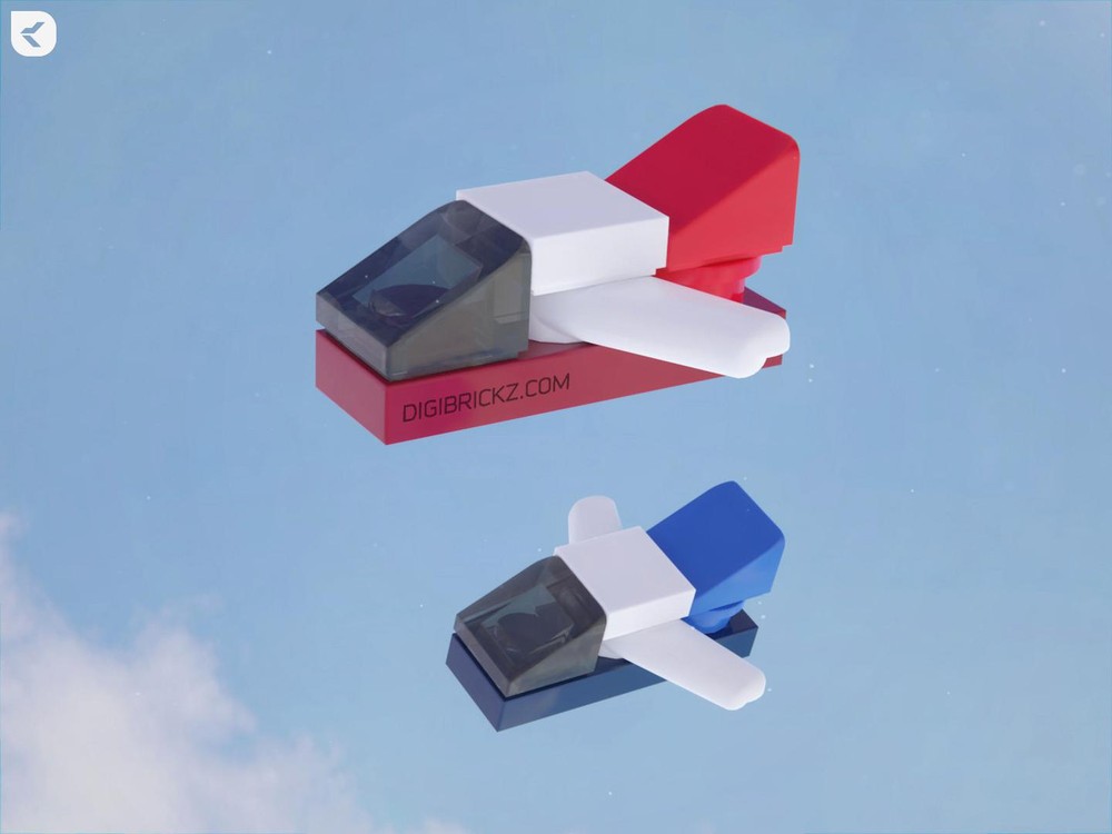 LEGO MOC-12434 Micro Airplane by Kamteey | Rebrickable - Build with LEGO