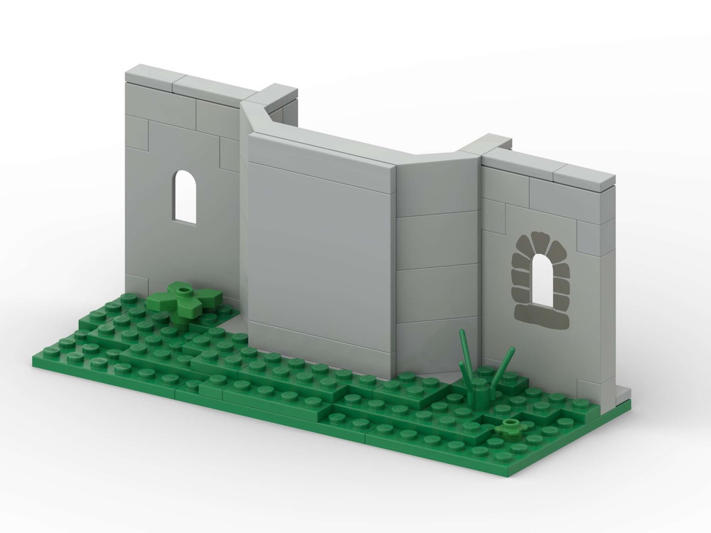 elefant Bedre Mold LEGO MOC Castle wall by Lego@fan | Rebrickable - Build with LEGO