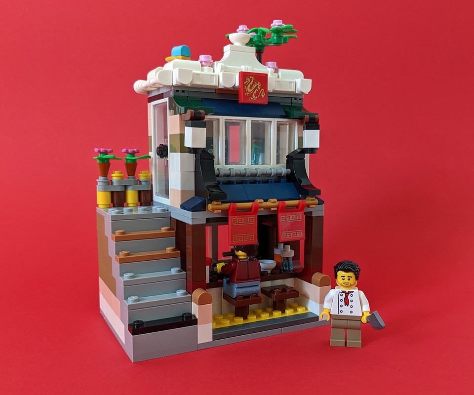 LEGO MOC Japanese Restaurant Modular by Kini Bricks