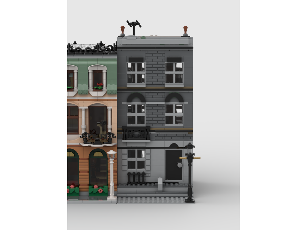 LEGO MOC Reversible Modular 12 Grimmauld Place by Noobricks ...