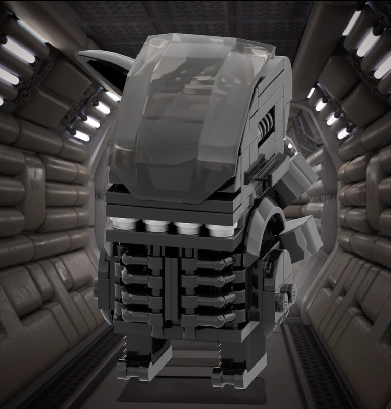 LEGO MOC-124571 Xenomorph Alien Brickheadz by Back 2 Brick ...