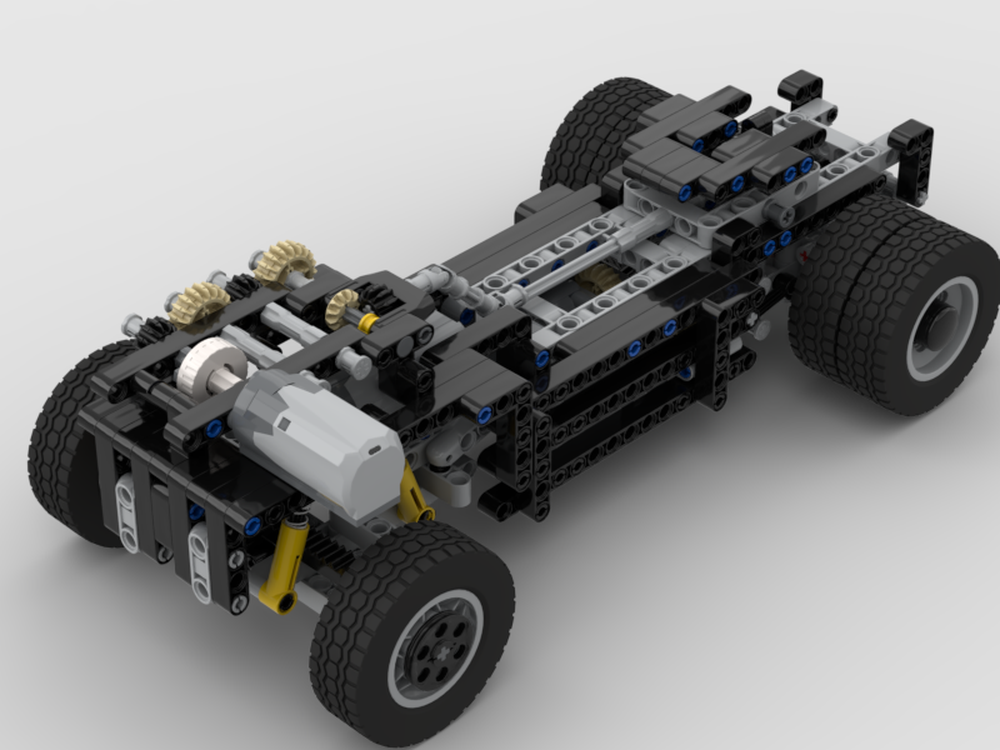 LEGO MOC Chassis 2x4 Full Rc Truck by world_of_stones95 | Rebrickable ...