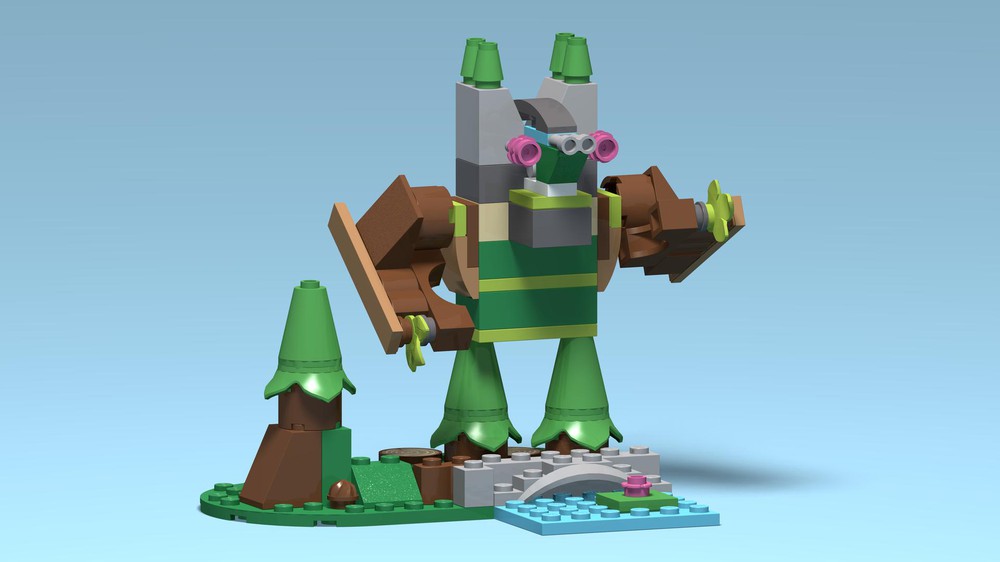 Lego Moc 41677 Forest Troll By Mattking4 Rebrickable Build With Lego