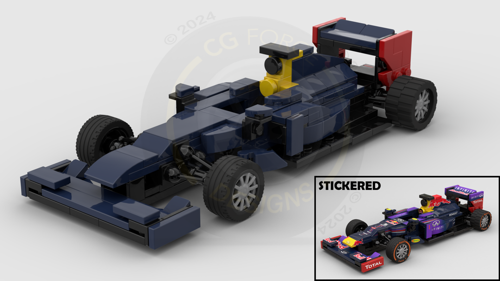 LEGO MOC F1 Red Bull Racing RB9 by CGForceDesigns | Rebrickable - Build ...