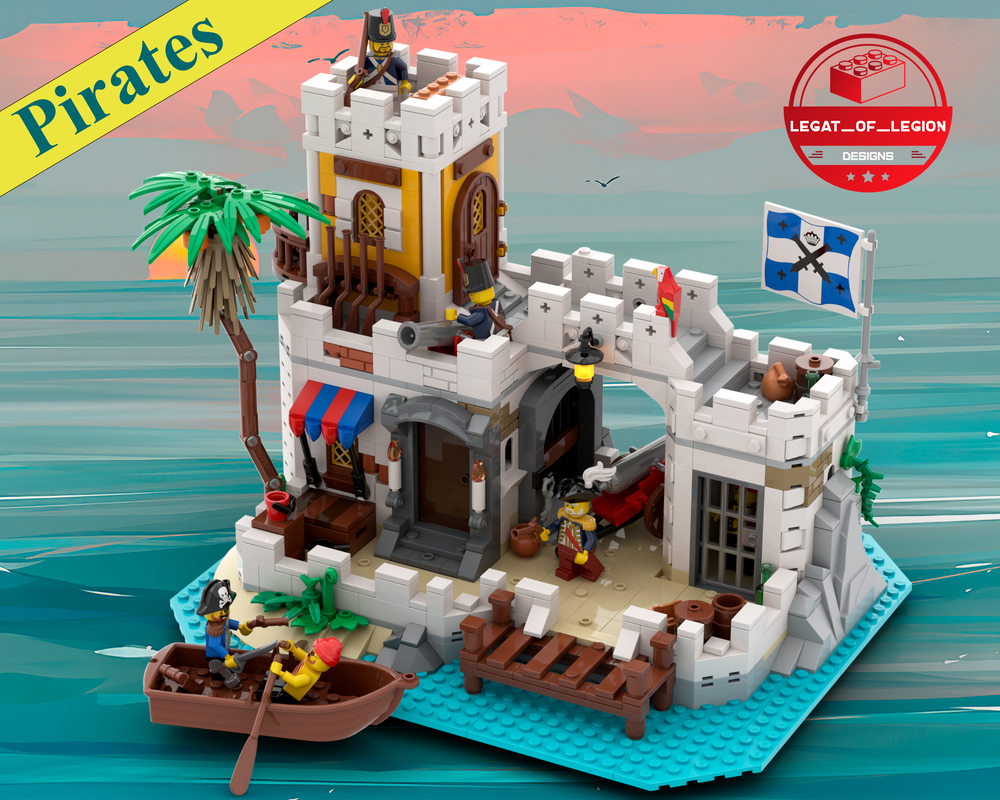 LEGO MOC 6267 Lagoon Lockup Remake by Legat_Of_Legion | Rebrickable - with