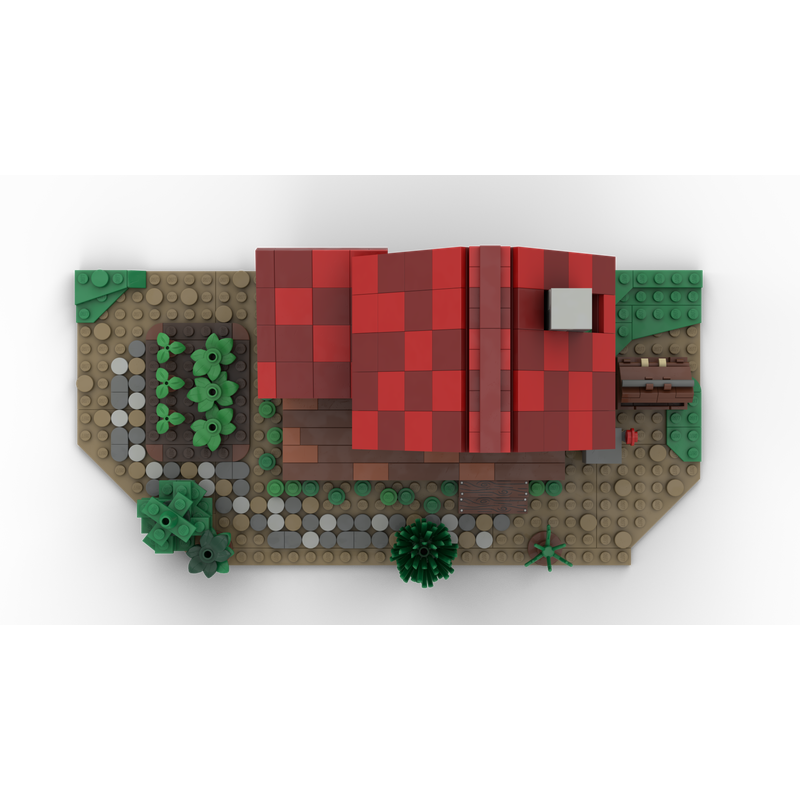 LEGO MOC Stardew Valley Farmhouse by TIny_Hacker | Rebrickable - Build