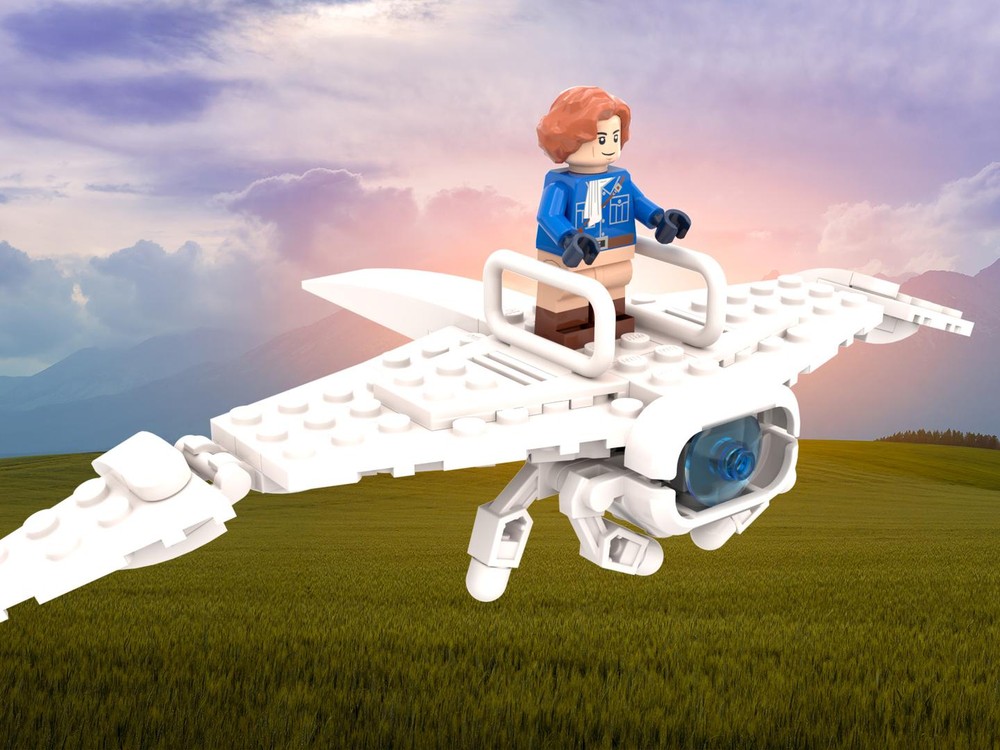 LEGO MOC Nausicaa's Glider Tribute by bigchus Rebrickable Build