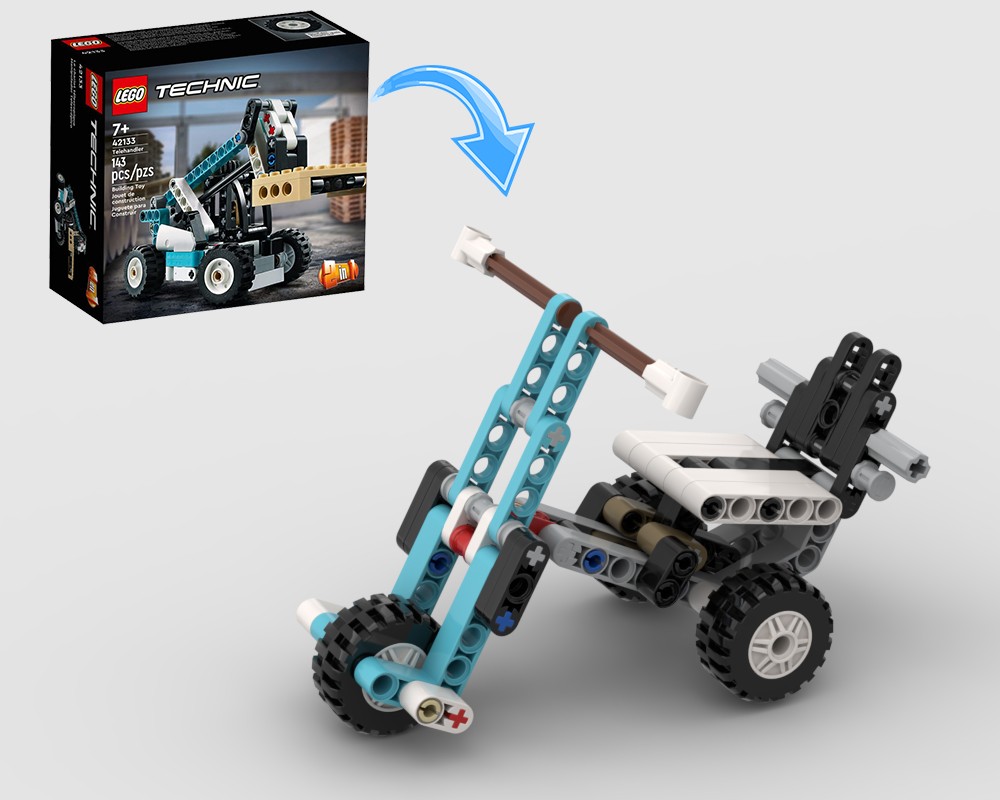 LEGO MOC Tricycle 42133 Alternative by ErikGS | Rebrickable - Build ...