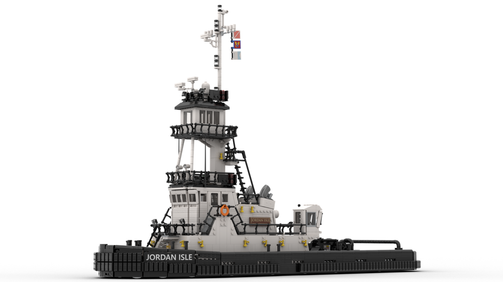 LEGO MOC Jordan Isle (Patapsco Class Tug) by Yellow.LXF | Rebrickable ...
