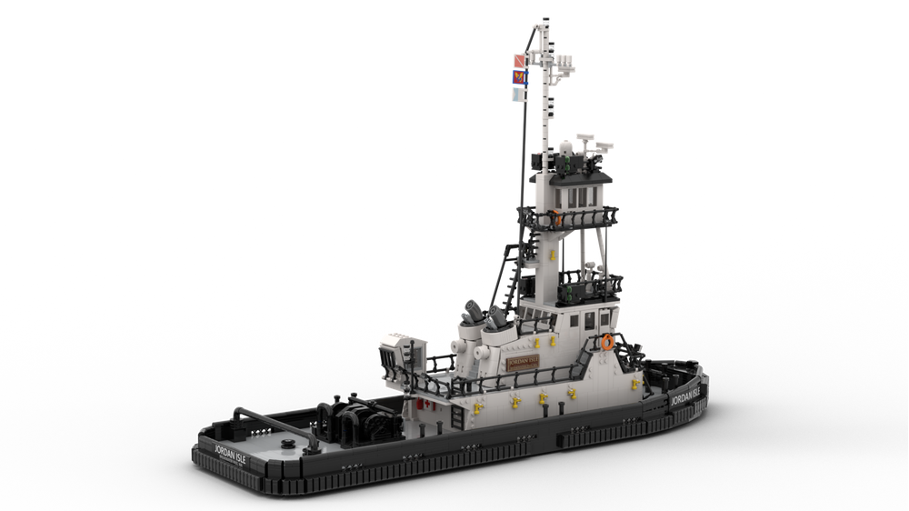 LEGO MOC Jordan Isle (Patapsco Class Tug) by Yellow.LXF | Rebrickable ...