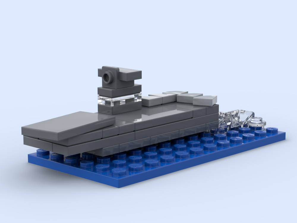 Ruddy supplere Øst Timor LEGO MOC Aircraft Carrier (Nano) by BricksofWar | Rebrickable - Build with  LEGO