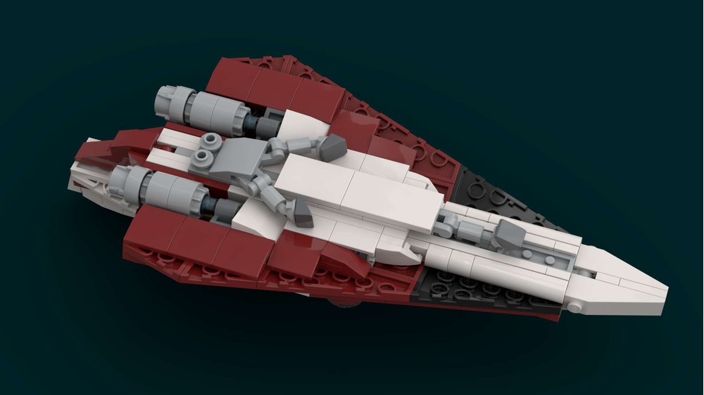 LEGO MOC OBi Wans Starfighter By Maiku__san | Rebrickable - Build With LEGO