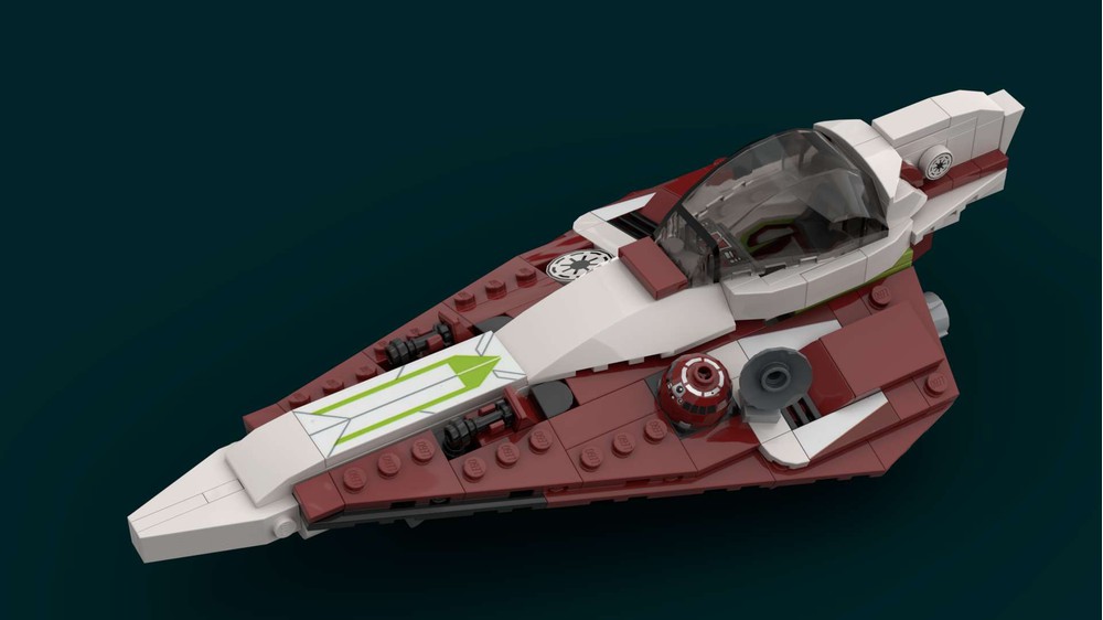 LEGO MOC OBi Wans Starfighter By Maiku__san | Rebrickable - Build With LEGO