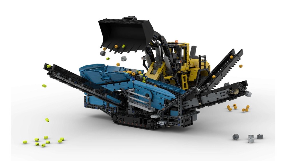 Lego Toy Volvo Lego Technic 42030 LEGO MOC Lego Technic Volvo L220
