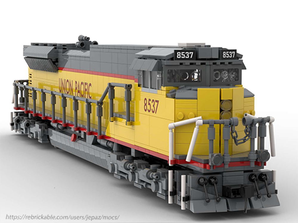 LEGO MOC EMD SD90MAC-H2 Union Pacific by jepaz | Rebrickable - Build ...