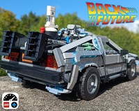 Back to the Future LEGO 10300 RC MOD