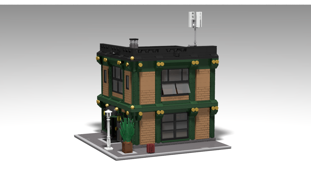LEGO MOC modular house moc by rexss12 Rebrickable Build with LEGO