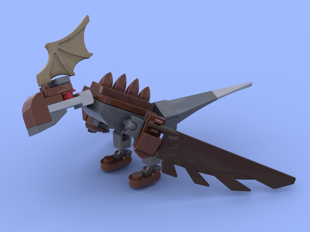 LEGO MOC Dragon (Wyvern) by tomclarke