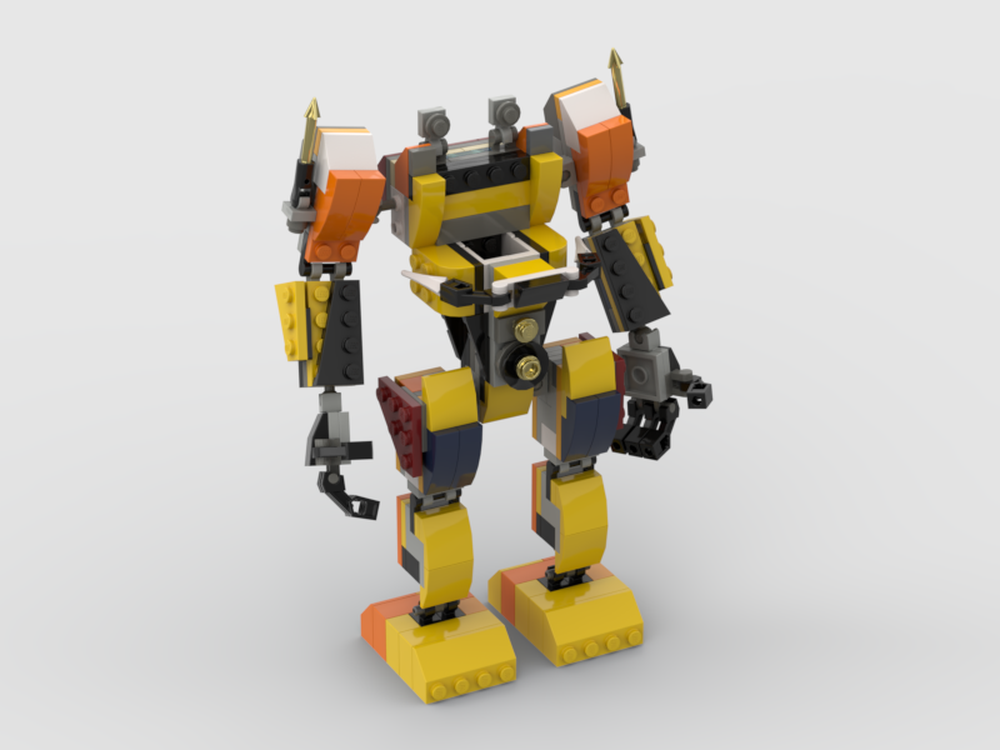 Lego Moc Battle Mech By Spoon Man 200 