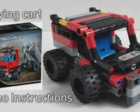 Flying Technic Car! From Just Lego: 42048. Video Instructions!