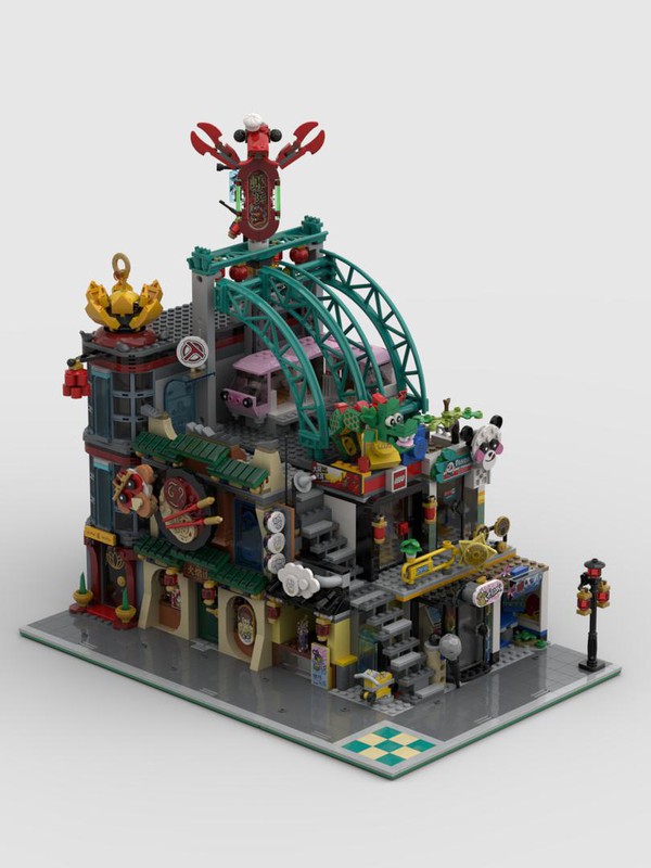 spijsvertering Communicatie netwerk Oorlogsschip LEGO MOC City of Lanterns Modular by KTBrickworks | Rebrickable - Build  with LEGO