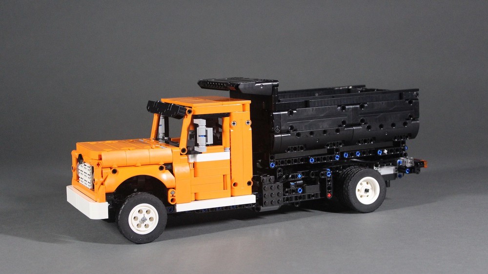 Lego Moc Classic Dump Truck By Jliu15 Rebrickable Build With Lego