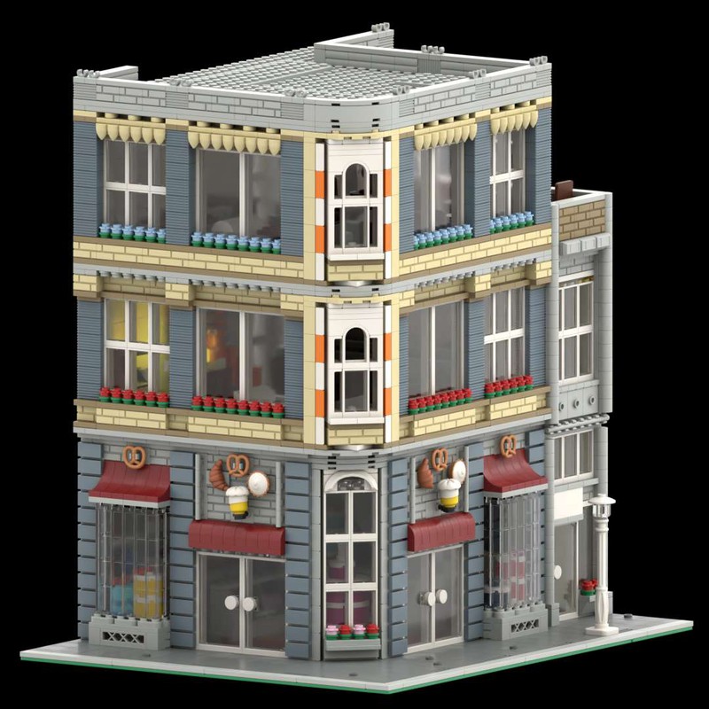 LEGO MOC Confectionery (Bakery) with Café and Disco by N.BrickMOCs ...