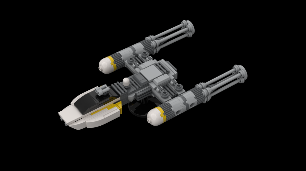 LEGO MOC Micro Y-Wing by SzalonyChemik | Rebrickable - Build with LEGO