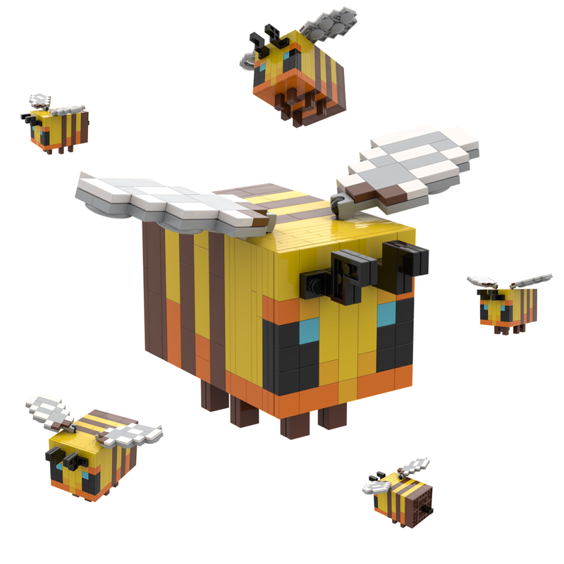 LEGO MOC Bee by brickfolk | Rebrickable - Build with LEGO