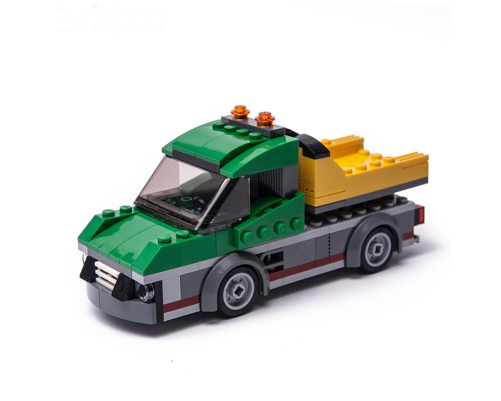 lego green dump truck