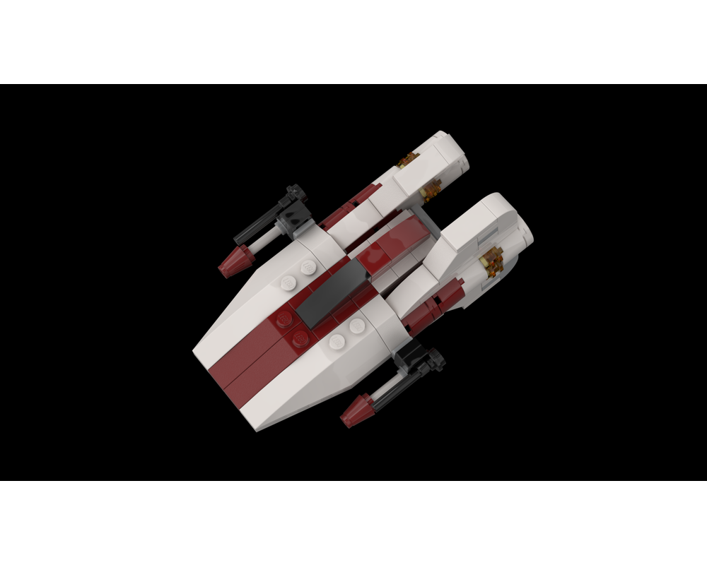 LEGO MOC Micro A-Wing by SzalonyChemik | Rebrickable - Build with LEGO