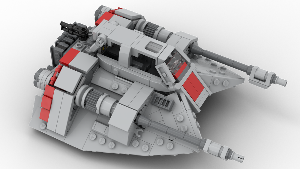 LEGO MOC 2bricks Ultimate Minifig-scale Speeder! (alternate color scheme) by 2bricksofficial Rebrickable - Build with LEGO