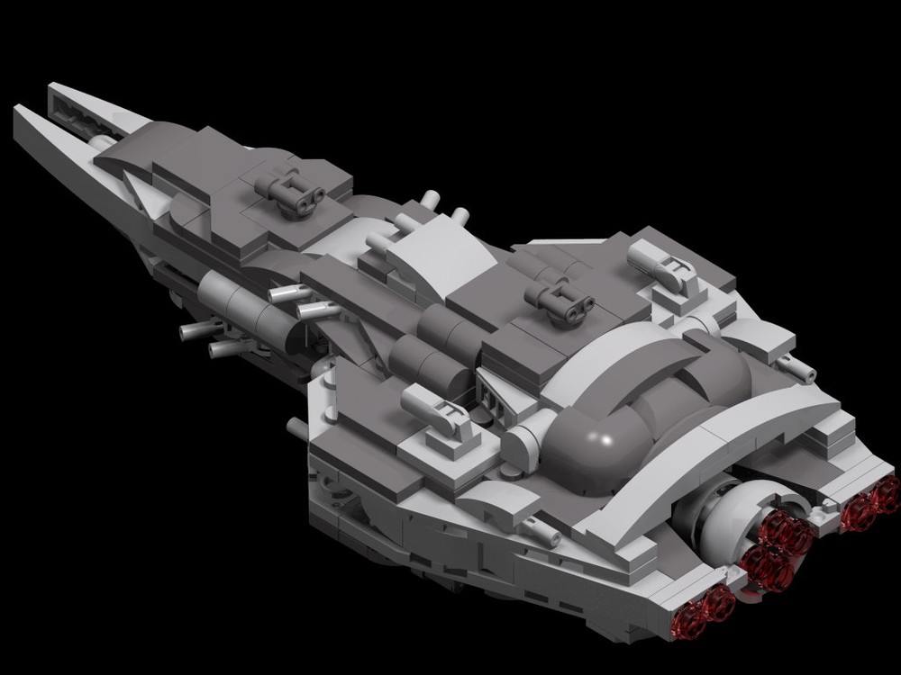 LEGO MOC Support ship, Battlecruiser by Mahrder | Rebrickable - Build ...