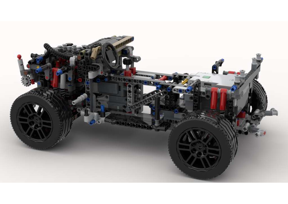 LEGO MOC 42110 LAND ROVER POWERED UP by EmanueLego | Rebrickable ...