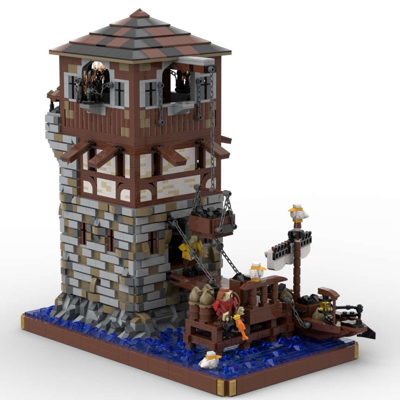 LEGO MOC Medieval lighthouse by dariusdrum | Rebrickable - Build with LEGO