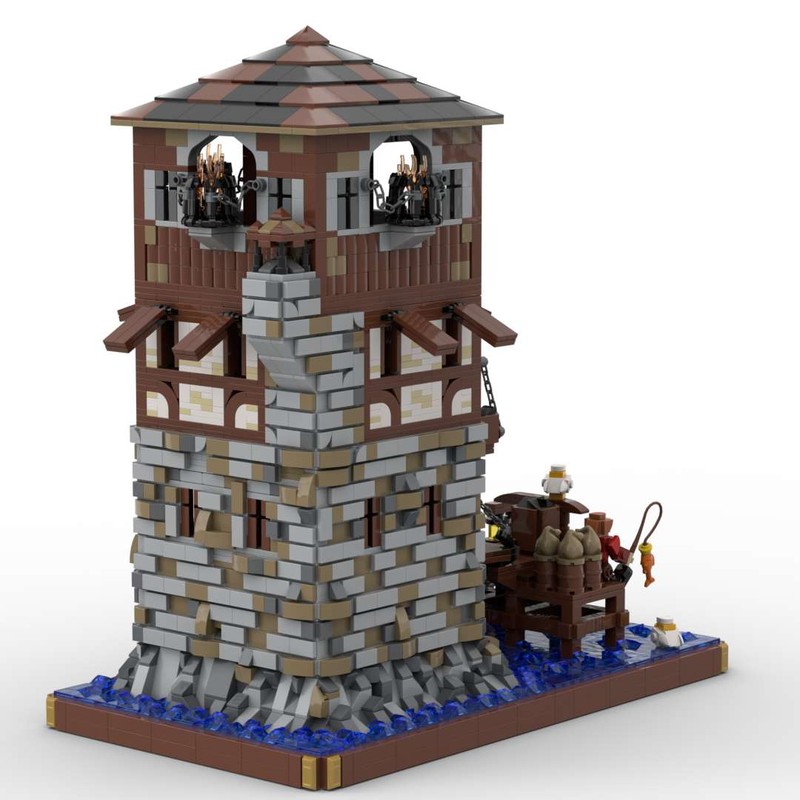 LEGO MOC Medieval lighthouse by dariusdrum | Rebrickable - Build with LEGO