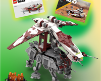 ラクス Star Wars: Republic Clone Shuttle, combo-alternate build for LEGO