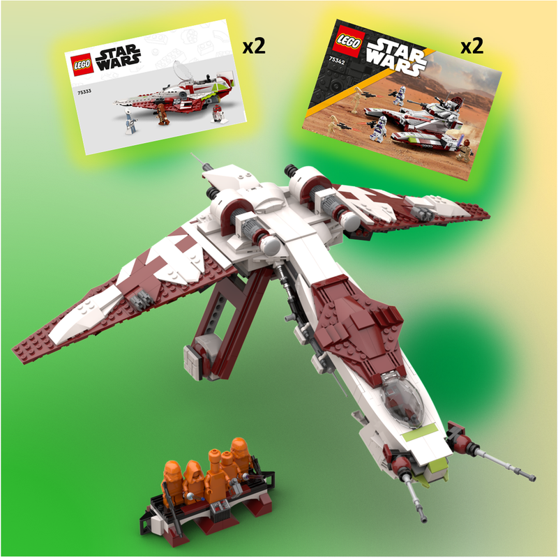 LEGO MOC 75333 + 75342 Dropship - 187th Legion Edition by